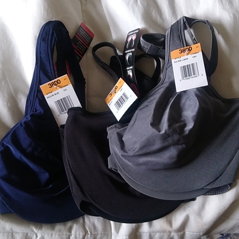 Lily Fit Underwire Minimizer Bras, set of 3
